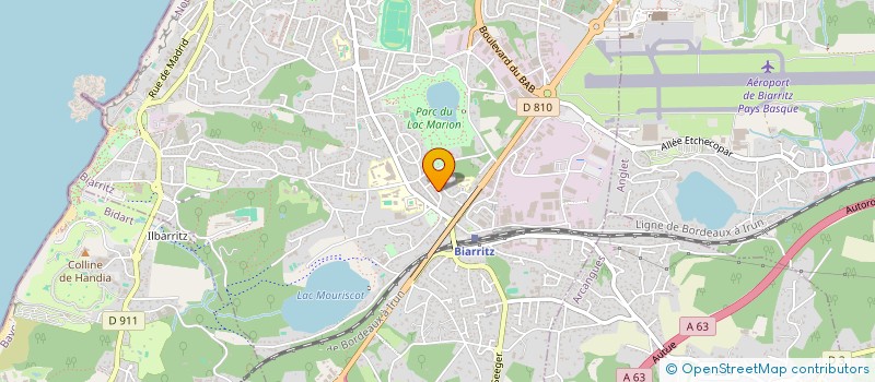 localisation de l'entreprise 432 786 846  à BIDART