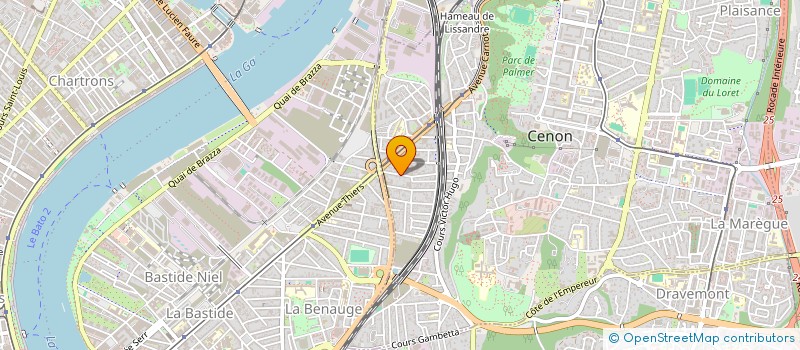 localisation de l'entreprise 432 820 454   CENON