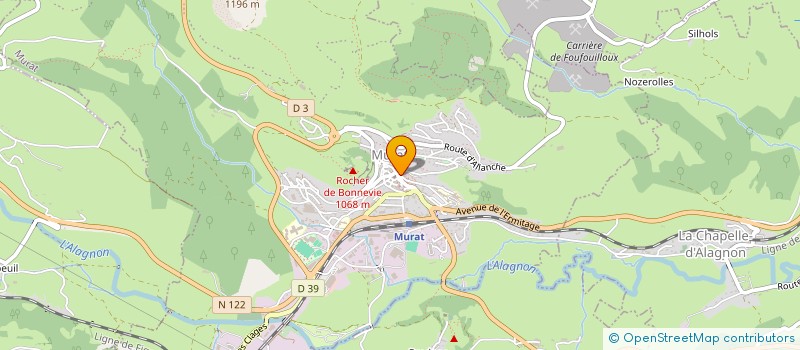 localisation de l'entreprise 432 918 357 à MURAT