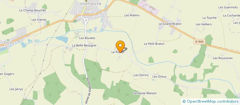 localisation de l'entreprise 432 923 738   CHARNY OREE DE PUISAYE