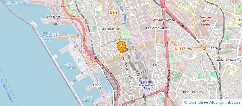 localisation de l'entreprise 432 935 138 à MARSEILLE