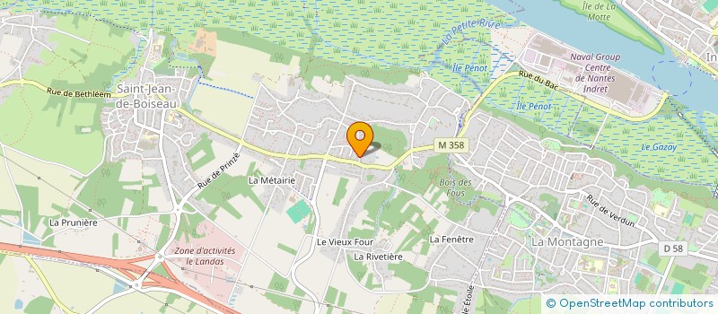 localisation de l'entreprise 432 à SAINT-JEAN-DE-BOISEAU