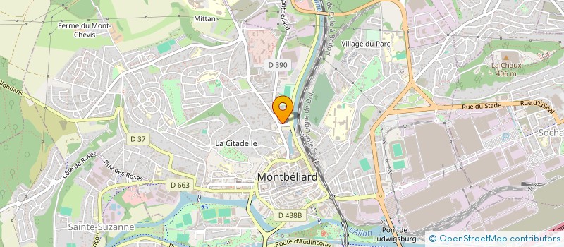 localisation de l'entreprise 432 EVENT  MONTBELIARD