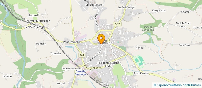 localisation de l'entreprise 433 098 555   BANNALEC