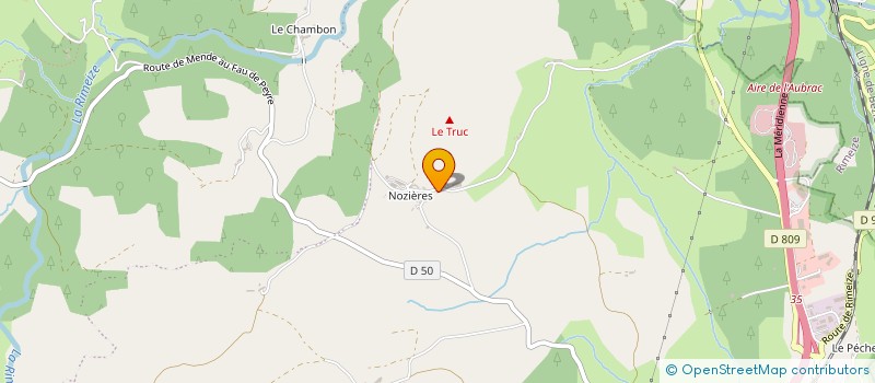 localisation de l'entreprise 433 104 981   PEYRE EN AUBRAC