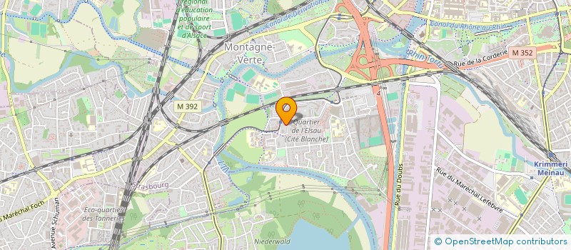 localisation de l'entreprise 433 175 114 à STRASBOURG