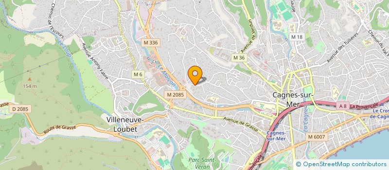 localisation de l'entreprise 433 190 998 à GRASSE