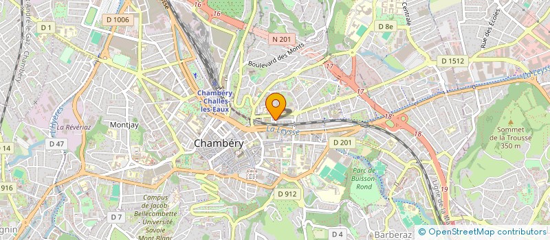 localisation de l'entreprise 433 223 237 à CHAMBERY