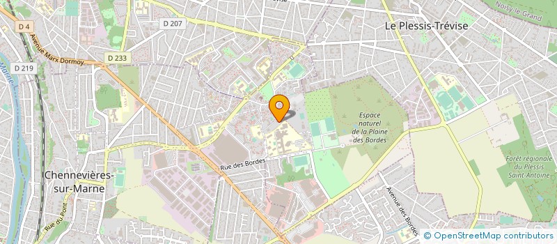 localisation de l'entreprise 433 328 986   CHENNEVIERES-SUR-MARNE