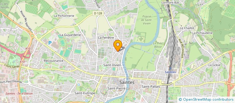 localisation de l'entreprise 433 358 231 à SAINTES