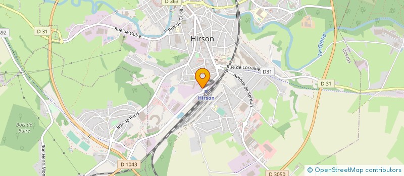 localisation de l'entreprise 433 410 933  à HIRSON