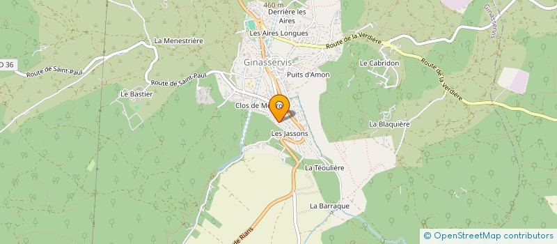 localisation de l'entreprise 433 412 160   GINASSERVIS