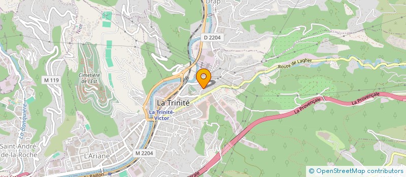 localisation de l'entreprise 433 487 584 à LA TRINITE