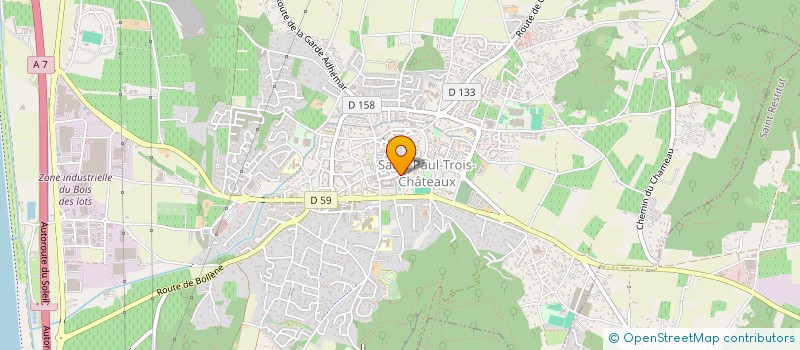 localisation de l'entreprise 433 521 580   SAINT-PAUL-TROIS-CHATEAUX