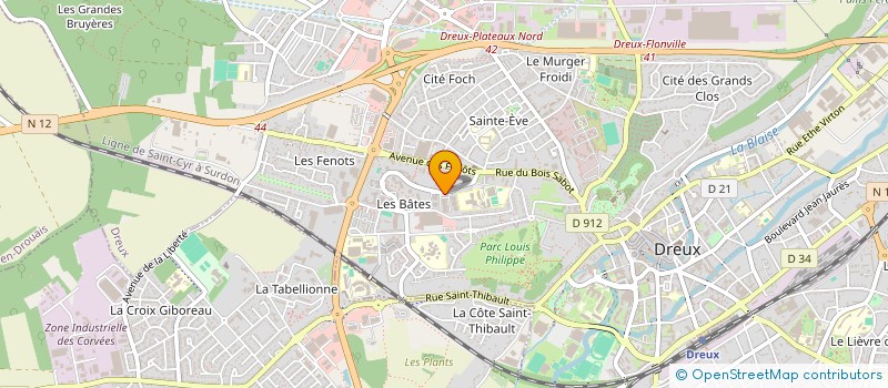 localisation de l'entreprise 433 543 907 à DREUX