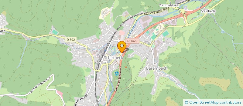 localisation de l'entreprise 433 587 581   MOLSHEIM