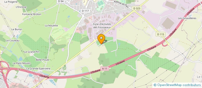localisation de l'entreprise 433 595 170  à ANGERS