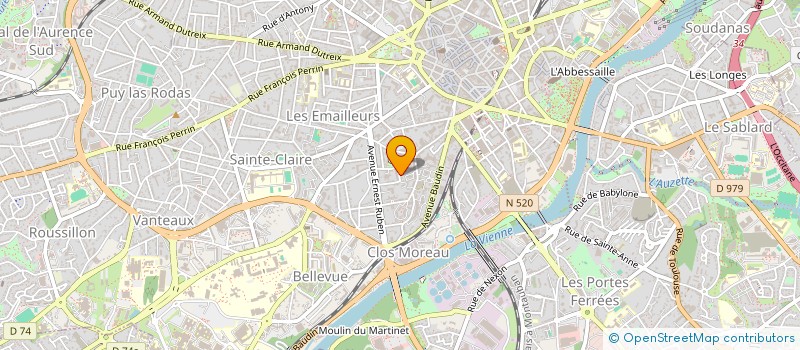 localisation de l'entreprise 433 676 079 à LIMOGES