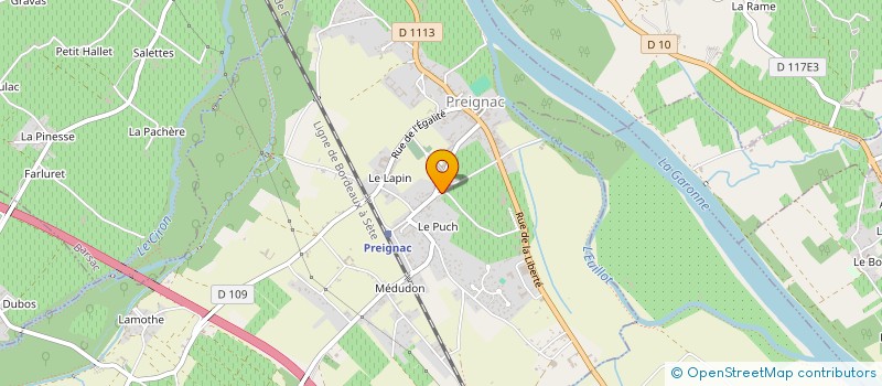 localisation de l'entreprise 433 692 811   PREIGNAC
