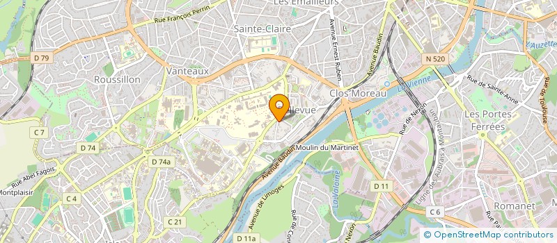 localisation de l'entreprise 433 714 292 à LIMOGES