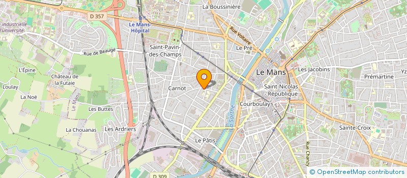 localisation de l'entreprise 433 805 843   LE MANS