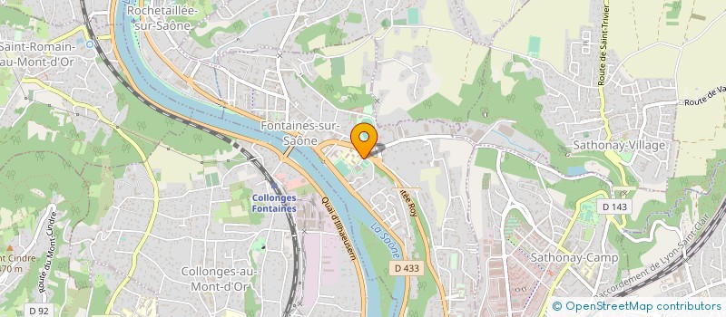 localisation de l'entreprise 433 822 822   BELLEVILLE-EN-BEAUJOLAIS