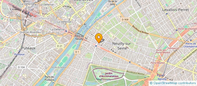 localisation de l'entreprise 433 865 664 à NEUILLY-SUR-SEINE
