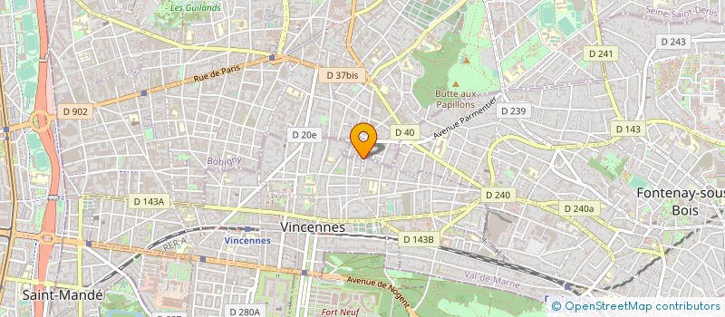 localisation de l'entreprise 433 877 560  à FONTENAY-SOUS-BOIS