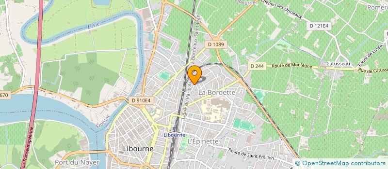 localisation de l'entreprise 433 955 531   LIBOURNE