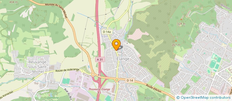 localisation de l'entreprise 434 058 079   YUTZ