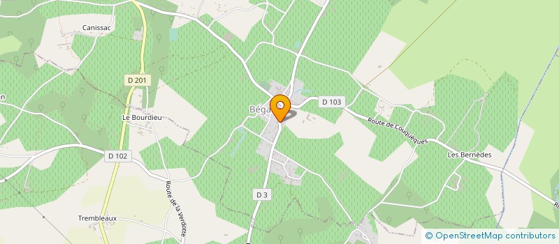 localisation de l'entreprise 434 070 306   BEGADAN