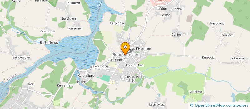 localisation de l'entreprise 434 094 983   PLOUGOUMELEN