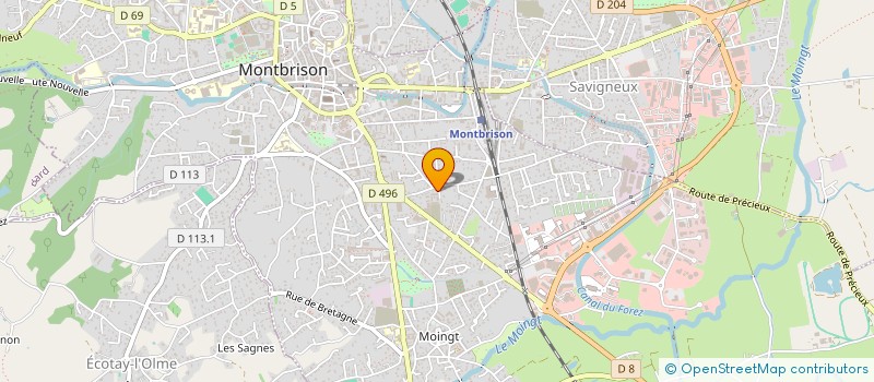 localisation de l'entreprise 434 129 615   MONTBRISON