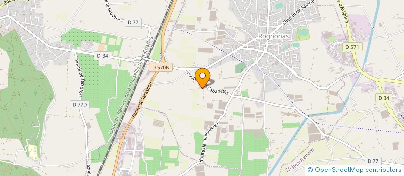 localisation de l'entreprise 434 254 108   ROGNONAS