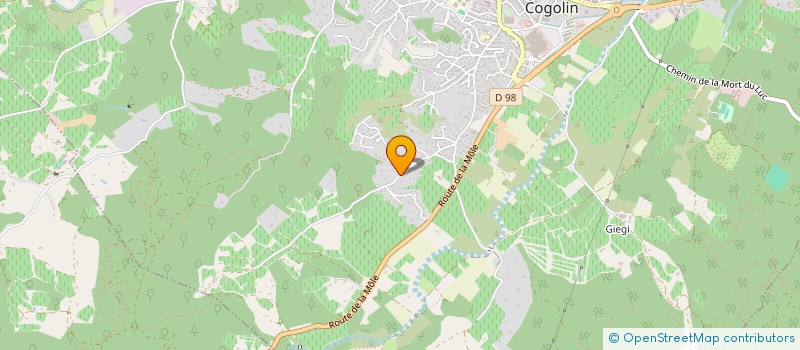 localisation de l'entreprise 434 330 817 à COGOLIN