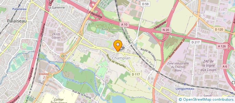 localisation de l'entreprise 434 335 634 à CHAMPLAN