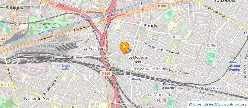 localisation de l'entreprise 434 344 701   BONDY