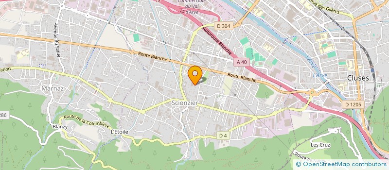 localisation de l'entreprise 434 352 878   CLUSES