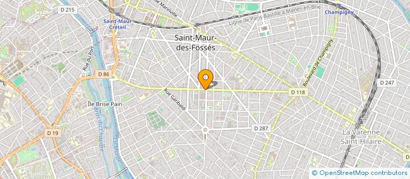 localisation de l'entreprise 434 381 687  à SAINT-MAUR-DES-FOSSES