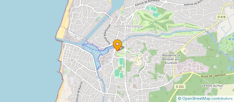 localisation de l'entreprise 434 438 883   SEIGNOSSE