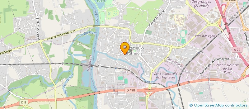 localisation de l'entreprise 434 461 109   ANDREZIEUX-BOUTHEON