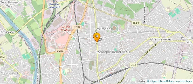 localisation de l'entreprise 434 496 618   CONFLANS-SAINTE-HONORINE