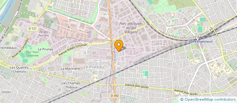 localisation de l'entreprise 434 518 106 à ROQUEBRUNE-SUR-ARGENS