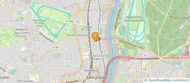 localisation de l'entreprise 434 522 561 à SAINT-CLOUD