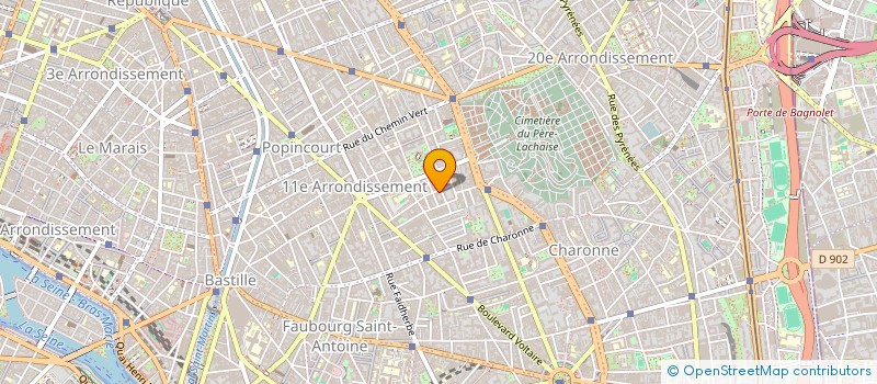 localisation de l'entreprise 434 563 433   PARIS