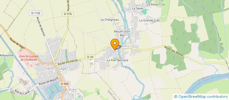 localisation de l'entreprise 434 564 068   AUXONNE