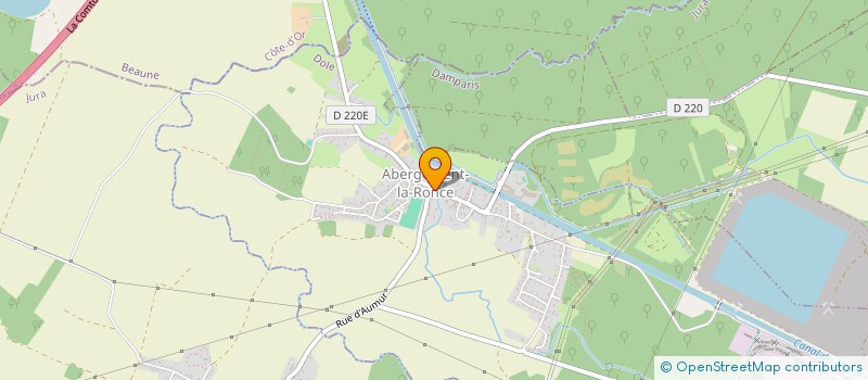 localisation de l'entreprise 434 619 318   ABERGEMENT-LA-RONCE