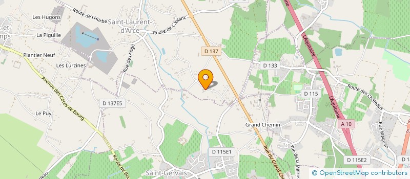 localisation de l'entreprise 434 792 321   SAINT-LAURENT-D'ARCE