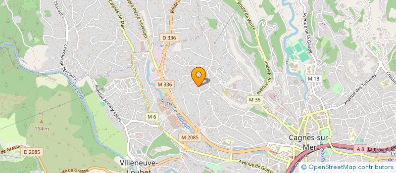 localisation de l'entreprise 434 799 847   VILLENEUVE-LOUBET