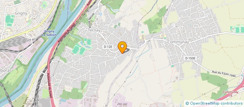 localisation de l'entreprise 434 837 175   TERNAY